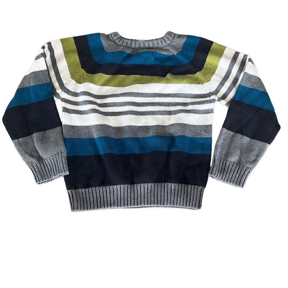 Gymboree Crewneck Striped Sweater Boys Medium 7-8
